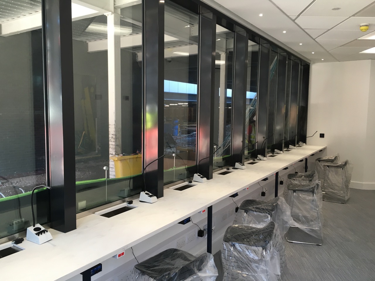 Architectural Armour Stadium Ticket Office